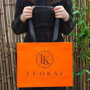 Sac cadeau en papier rose personnalisé à faible MOQ, toutes tailles, avec logo imprimé, sac plat standard de luxe, recyclable, en papier d'art, pour le commerce et le shopping - Product Image 5