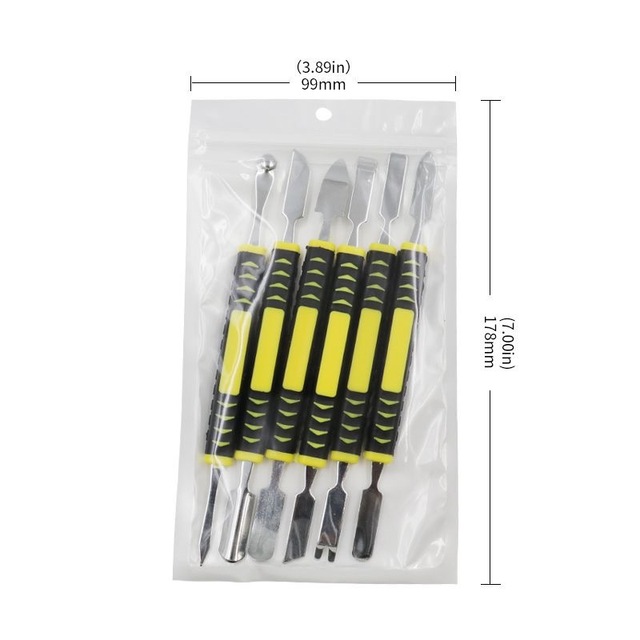 Hot Sale 6 in 1 Dual Ends Metal Opening Spudger for iPhone Tablet Disassemble Repair