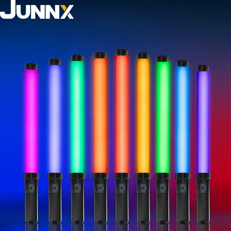 Junnx новая портативная светодиодная RGB трубка заполняющий свет палка для фотографии красочная атмосфера селфи лампа батарея 2000 мАч