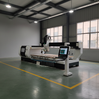 Machine à découper les dalles de carrelage automatique à quatre axes LDTECH, certifiée CE, puissance 15 kW, épaisseur 100 mm