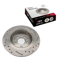 31312-18 Disque de frein ventilé avant et arrière percé et fendu 276mm Formule céramique pour voiture de tourisme MITSUBISHI