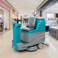 Nettoyeur de sols électrique ultra-large GIYO X10 avec raclette de 1200 mm, neuf pour les grandes entrepôts