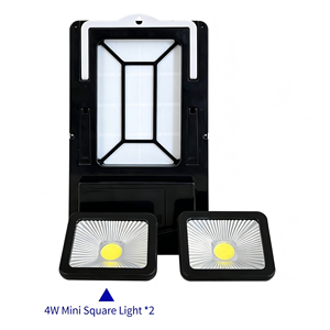 Kit <span class=keywords><strong>de</strong></span> Luz <span class=keywords><strong>Solar</strong></span> Portátil Compacto, Panel <span class=keywords><strong>de</strong></span> <span class=keywords><strong>Carga</strong></span> <span class=keywords><strong>Solar</strong></span> <span class=keywords><strong>de</strong></span> 6V 4W, Batería Integrada <span class=keywords><strong>de</strong></span> 3600mAh para Senderismo, Picnic y Jardín - Product Image 4