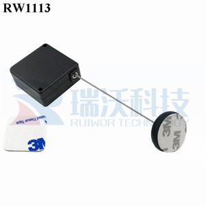 RUIWOR RW1113 Quảng Trường Bán Lẻ Hiển Thị Cáp An Ninh Tether Cộng Với Dia 30 Mét Tròn Dính ABS Tấm Dày - Product Image 4