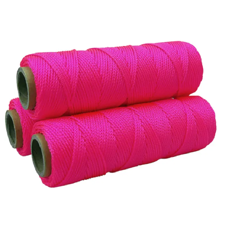 Fabricant best-seller Ficelle multi-filaments en nylon coloré personnalisé 210D 24 36 plis Ficelle en nylon torsadé