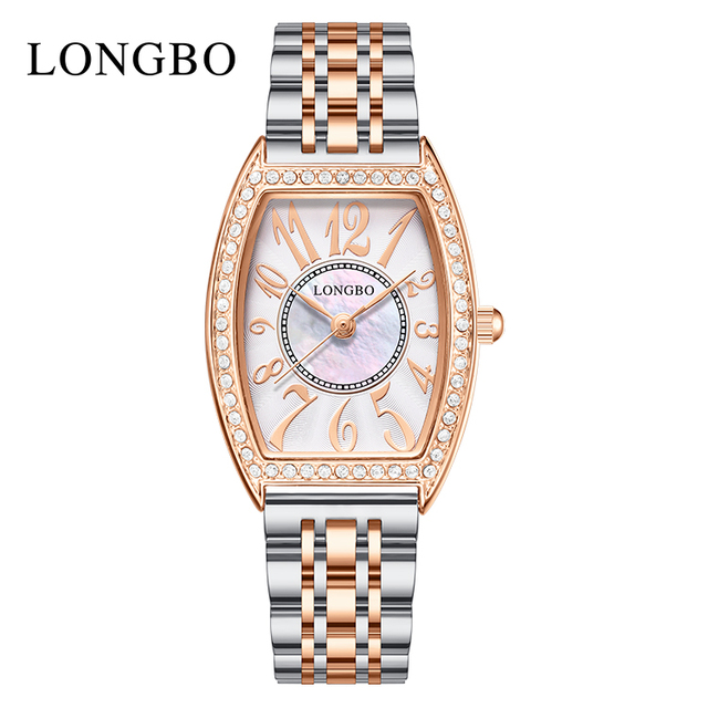 Custom Women's Luxury Fashion Watch OEM No MOQ High Quality Stainless Steel Alloy Ladies Watch Custom Logo Buckle Rose Gold