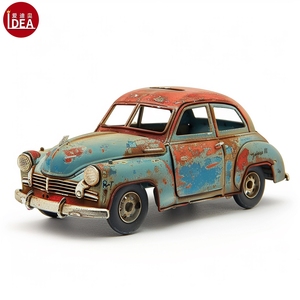Modellino <span class=keywords><strong>Auto</strong></span> in Metallo Vintage <span class=keywords><strong>Ford</strong></span> Pickup Effetto Ruggine, Decorazione da Tavolo per Casa, Modellino <span class=keywords><strong>Auto</strong></span> da Collezione in Diecast - Product Image 5