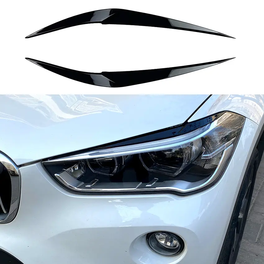 Accessori Car Styling Cover faro sopracciglio Trim per BMW X1 F48 2015 +