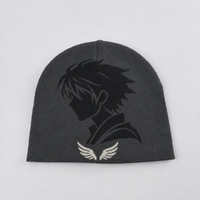 Op maat gemaakte Jacquard logo reversibele gebreide beanie muts, custom acryl, dubbelzijdig, custom patroon, club beanie, streetwear, groothandel
