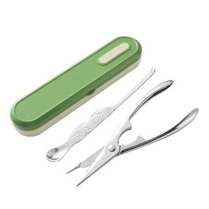 Outil en acier inoxydable pour les fruits de mer <span class=keywords><strong>Pince</strong></span> à <span class=keywords><strong>pince</strong></span> en métal pour écorces de crabes de crevettes et homards - Product Image 1