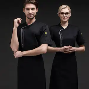 classic fast food restaurant uniform staff for chef custom designer chef uniforms chef jacket men kitchen custom logo