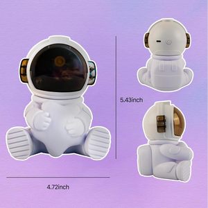 Humidificateur portable en plastique Astronaute, alimenté par USB, mini veilleuse LED, silencieux (<36dB), manuel, 0,5L, pour chambre/bureau, amusant et fonctionnel - Product Image 5