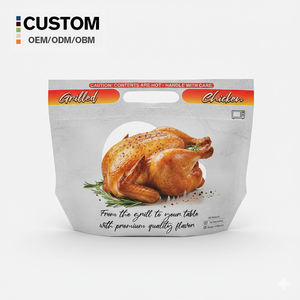 ถุงบรรจุภัณฑ์พลาสติกสำหรับไก่อบ1กก. 2กก. มีซิปใช้ไมโครเวฟขนาดกำหนดเองได้ - Product Image 2