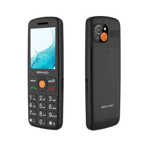 Mais recente modelo de celular 2.4 polegadas dual sim bateria grande t107 vezes handphone 4g com botão sos