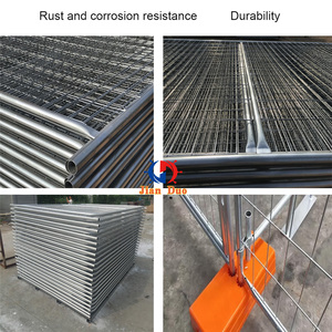 Clôture temporaire <span class=keywords><strong>pour</strong></span> <span class=keywords><strong>chien</strong></span> de 8 pieds, conforme aux normes australiennes, amovible, <span class=keywords><strong>pour</strong></span> événements, panneau de clôture <span class=keywords><strong>mobile</strong></span> <span class=keywords><strong>pour</strong></span> chantier de construction - Product Image 2