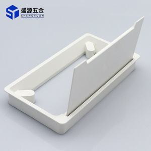 Caja Organizadora de Cables Shengyuan, Rectangular, Blanca, Tipo de Inserción con Pernos, Organizador de Escritorio de Oficina, Piezas de Plástico Duraderas - Product Image 3