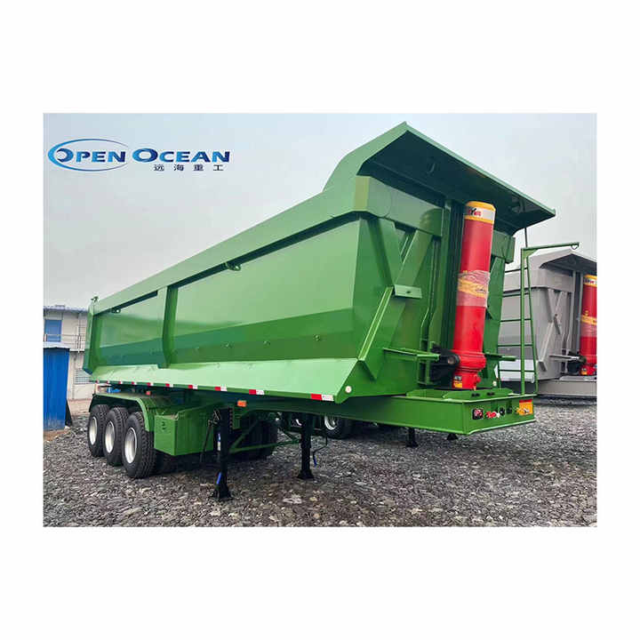 Factory manufacturing 4axis dump semitrailer 60t 40 cubic meters U