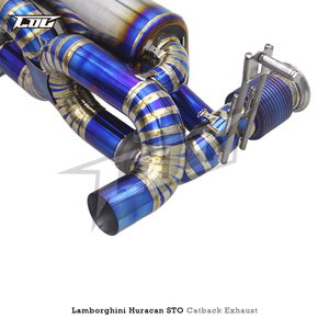 Tự động valved trục trở lại cho Lamborghini Huracan EVO Spyder 5.2L 2019 2024 Titan ống <span class=keywords><strong>x</strong></span>ả hoạt động <span class=keywords><strong>x</strong></span> Ống âm thanh phía sau <span class=keywords><strong>muffler</strong></span> - Product Image 5