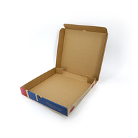 Großhandel individuell bedruckte Pizza Box Günstige Wellpappe Verpackung Papier Pizza Boxen mit Logo