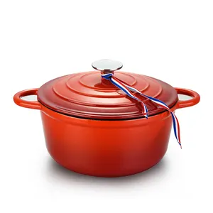 KALA Cookware Brands On Sale Iron Cast Cookware Color Enameled Dutch Oven Cast Iron Pot