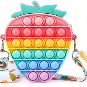 Venta caliente Fidget Bag, Bubble Push Toys Bolsa de billetera de silicona para regalos Monedero Fidget Juguetes sensoriales - Product Image 1