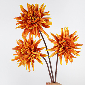 Thiết Kế Mới Chất Lượng Cao Đầu Lớn Hoa Hồng Trắng Hoa Duy Nhất Nhân Tạo PU Handmade Cho Đám Cưới Trở Lại Trường Học Trang Trí Nội Thất - Product Image 4