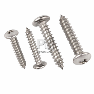 Tornillo Autorroscante de Cabeza Redonda y Cola Puntiaguda, Niquelado, Serie M1.2-M4, para Lámparas LED, Teléfonos Móviles, Electrónica, Tornillo Pequeño - Product Image 6