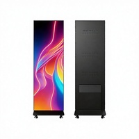 Écran d'affichage numérique LED Totem sur pied, haute luminosité 1000cd HDR10, couleur pleine, étanche IP65, intérieur/extérieur