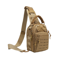 Sac bandoulière étanche découpé au laser, sac de poitrine tactique multifonctionnel pour sports de plein air et sécurité aquatique