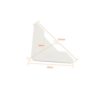 Raccords de meubles d'angle Renforcement Supports de connexion d'angle en plastique Code Support à angle droit Best-seller Bons matériaux - Product Image 1