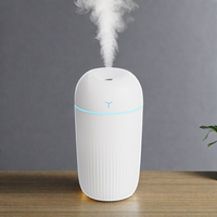 Diffuser de Parfum 420 ml USB, Humidificateur d'Air Électrique Portable, Petit Diffuseur d'Huiles Essentielles à Arômes pour Maison Voiture