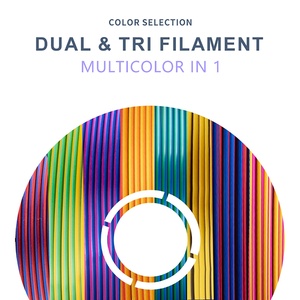 Lụa Tri màu PLA Filament 1.75 mét 3D máy in ánh sáng vàng + Bầu trời màu xanh + Fuchsia 3D Filament 1kg PLA lụa Nhiều màu PLA Filament - Product Image 5