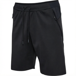 Pantalones Cortos Formales de Verano para Hombre, Tejidos, 100% Poliéster, Cierre con Cordón, Transpirables, Ecológicos, Antiarrugas, de Secado Rápido, Color Sólido - Product Image 5
