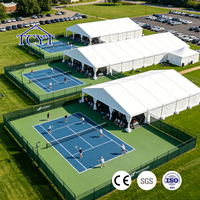 Carpa Modular Transparente para Pickleball, Instalaciones Deportivas Multiusos - Duradera, Resistente a los Rayos UV