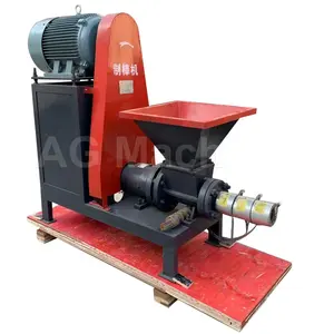 Professional Screw Charcoal Briquette Extruder Sawdust Briquette Press Machine Coal Stick Briquette Machines