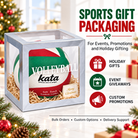 Ballon de volley-ball Aiju PU en coffret cadeau, taille 5, pour les soldes de Noël, ensemble avec logo personnalisé, Bola De Volei, Ballon De Volley