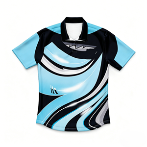 Vente en gros OEM de maillots de rugby personnalisés, polos respirants imprimés par sublimation, vêtements de sport pour hommes - Product Image 1
