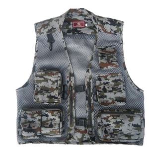 Veste de photographie personnalisable en gros, directement de l'usine, avec logo sur mesure, respirante, en maille, pour le camping et la pêche - Product Image 6