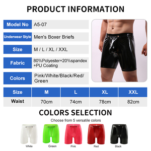 <span class=keywords><strong>Boxer</strong></span> da <span class=keywords><strong>Uomo</strong></span> Personalizzati in Poliestere e Pelle <span class=keywords><strong>con</strong></span> Tasca Aperta Senza Cuciture e Chiusura a Bottone - Product Image 3