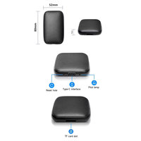 Boîte CarPlay sans fil Kowankit CP2B, système Android fermé, adaptateur CarPlay sans fil avec YouTube, CarPlay Android Auto tout-en-un