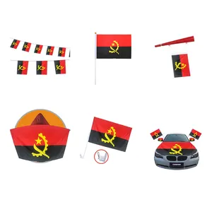 Angola Event Flag National Day Election Promotion Usage Cheap Price Custom Size All Color Printed Angola Flags