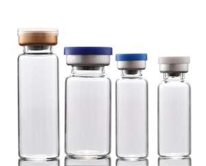 Frascos de vidrio ámbar transparente de 3ml, 5ml, 10ml para polvo liofilizado y suero con tapa a presión - Product Image 6