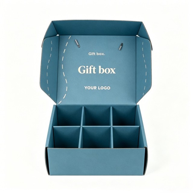 New Design 24 Days Advent Calendar Paper Box Wholesale Cosmetics Blind Box Perfume Packaging Box with Divdier