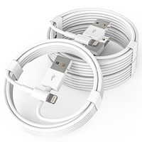 Câble de charge rapide USB personnalisable 1M 2M 2.1A pour iPhone 14/13/12/11/8/7/6/6s/XS/XR, boîte de câble rapide pour imprimante