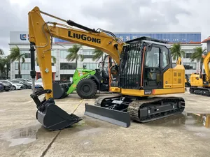 รถขุดไฮดรอลิกแบบตีนตะขาบขนาดเล็กและขนาดกลาง LiuGong 911F รุ่นใหม่ พร้อมใบมีดบูลโดเซอร์ - Product Image 6