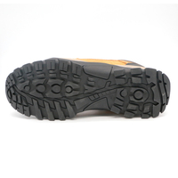 Chaussures de travail MaxiTough marron, cuir nubuck standard, embout en acier, semelle extérieure en caoutchouc EVA souple, légères, chaussures de sécurité pour hommes
