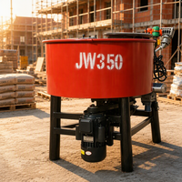 Malaxeur vertical à béton JW350 350L, station de malaxage forcé pour la construction, l'usine de briques réfractaires, prix usine