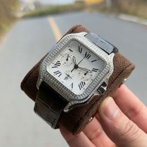 Montre de sport en acier inoxydable de haute qualité avec mouvement automatique, multifonctionnelle, miroir saphir, bracelet en caoutchouc/cuir 22 mm - Product Image 3