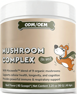 Suplementos para la salud de mascotas personalizados de fábrica OEM/ODM, polvo de hongos y otros estirpes bacterianas variadas para mejorar la inmunidad - Product Image 1