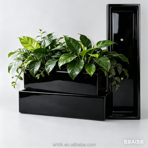 32 pots de fleurs en métal de style industriel moderne, jardinières en acier inoxydable avec LED pour la décoration urbaine <span class=keywords><strong>et</strong></span> paysagère - Product Image 3